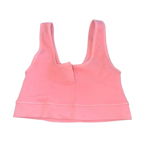 Spiritual Gangster Ribbed Scoop Neck Yoga Crop Tank Top Sports Bra Sz Medium / L - Picture 1 of 8